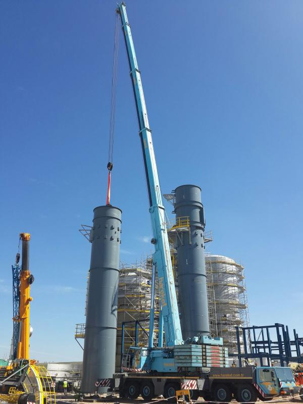 Mardin Mazidagi Fertilizer Factory Construction - Crane / Manlift / Telehandler Service