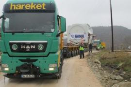 Transport and installation of 305 Ts GE Gasturbine and Generator in Turkey by Hareket