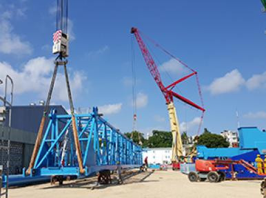 Liebherr-Kenya Installation of STS Port Crane Project