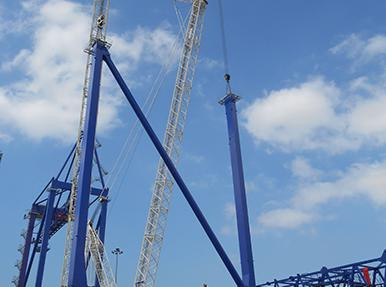 Portunus - Crane in Derince Port - Container Crane Assembly